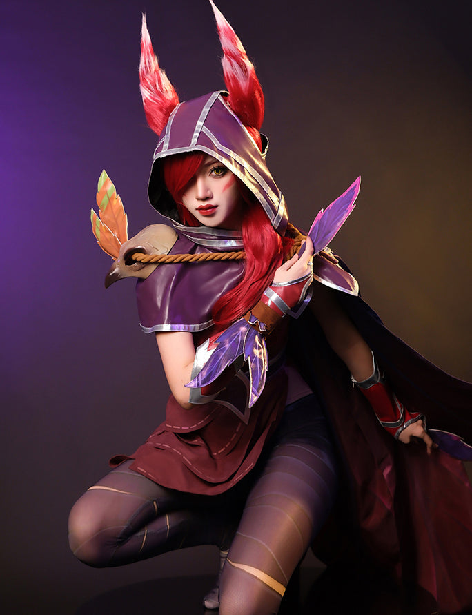 【League of Legends】Xayah Cosplay Costume Full Set