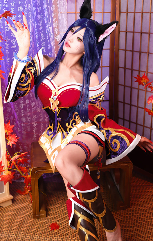 【League of Legends】Ahri Cosplay Costume Full Set