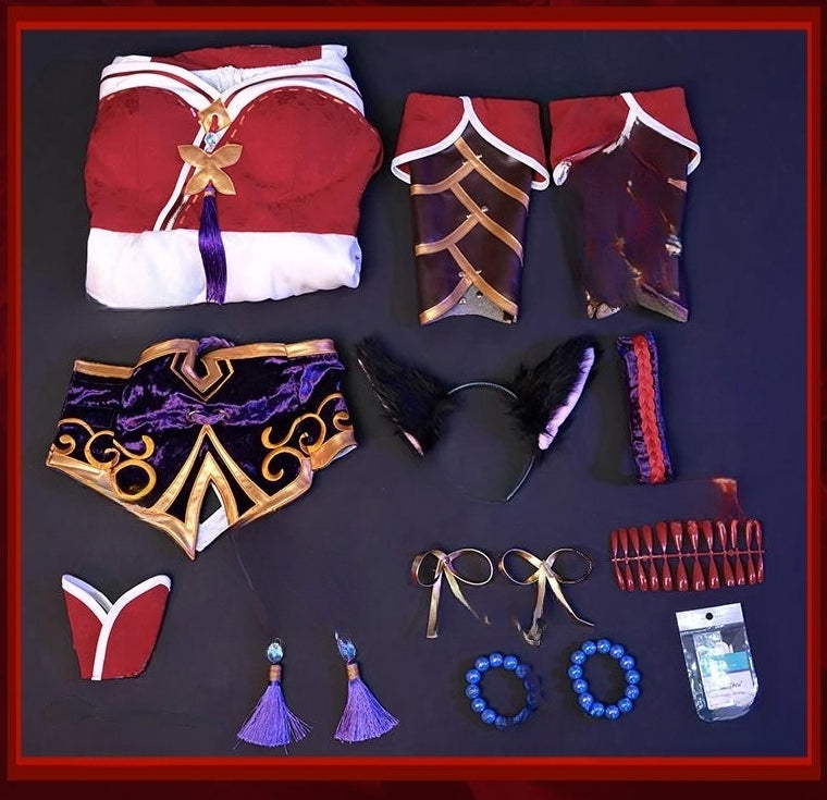 【League of Legends】Ahri Cosplay Costume Full Set
