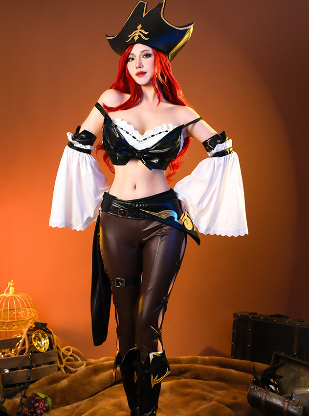 【League of Legends】Miss Fortune Cosplay Costume Full Set