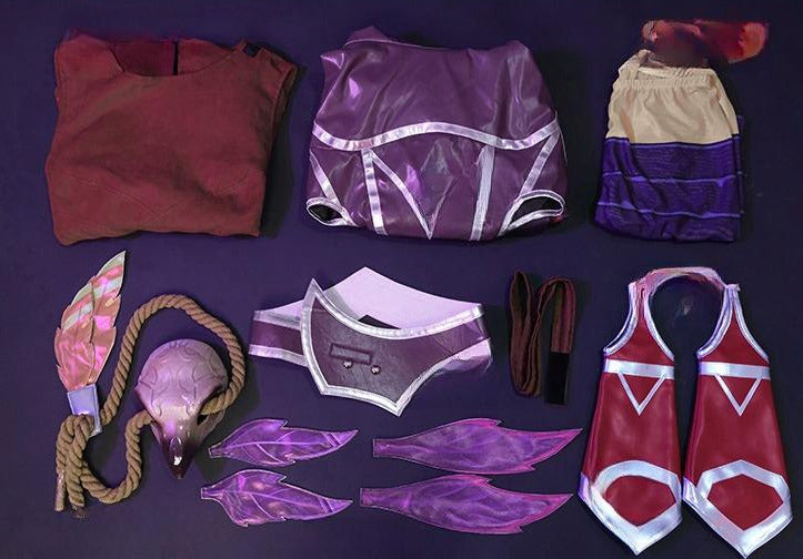 【League of Legends】Xayah Cosplay Costume Full Set