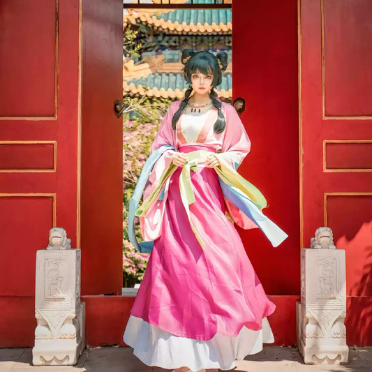 【The Apothecary Diaries】Maomao Dancing Clothes Cosplay Costume Full Set