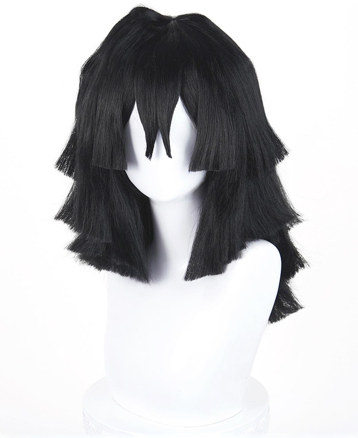 【Kimetsu No Yaiba】Iguro Obanai Cosplay Wig
