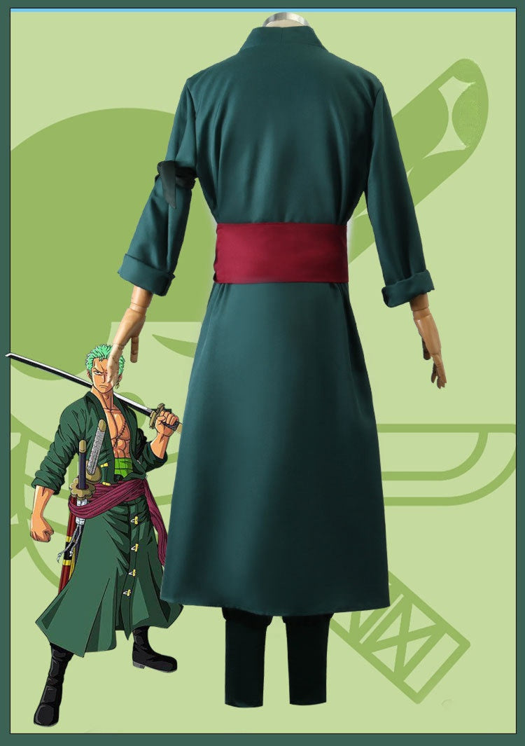 【One Piece】Roronoa Zoro Cosplay Costume Full Set